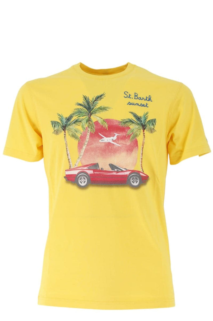 T-shirt st. Barth sunset-T-shirt-Mc2 Saint Barth-Vittorio Citro Boutique