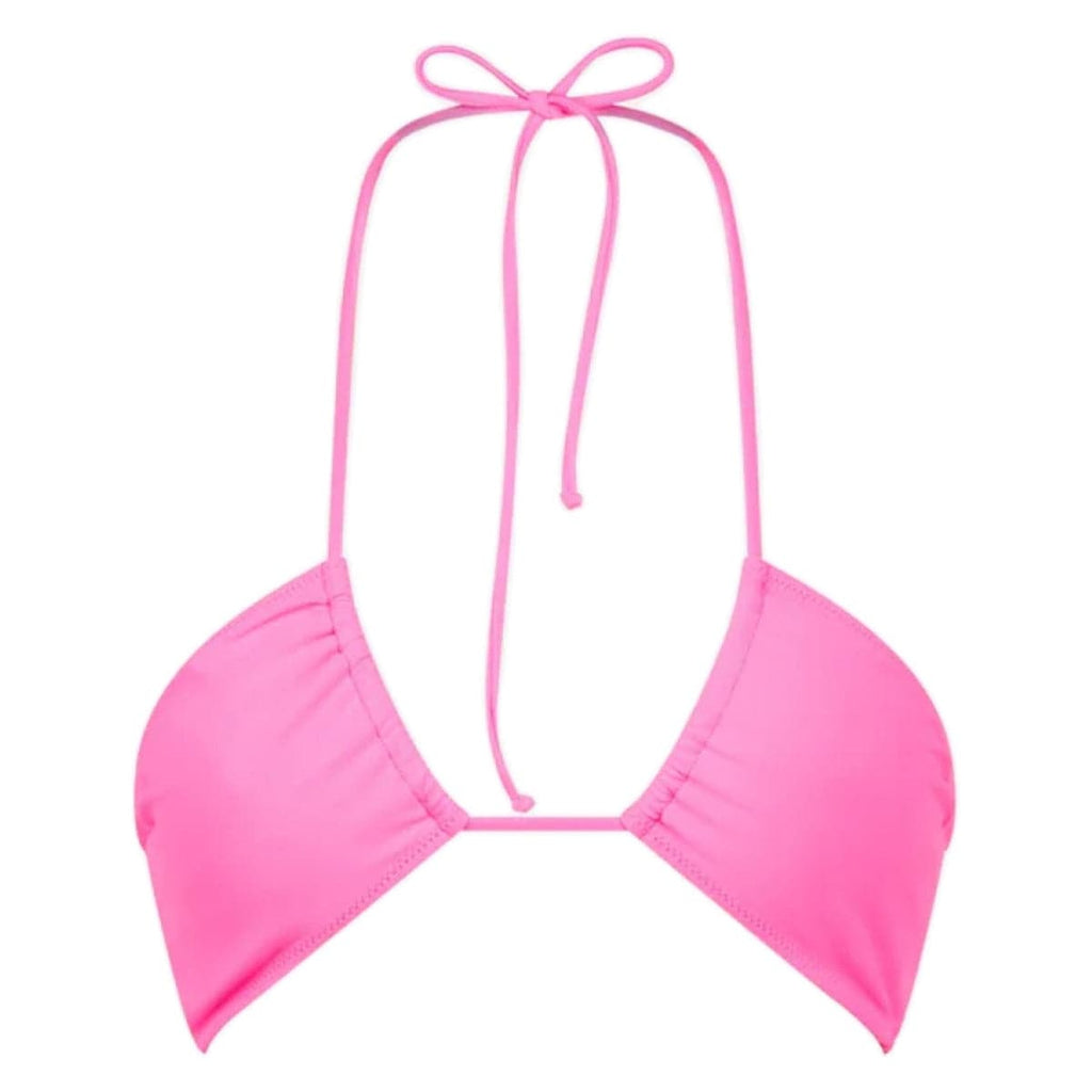 Bikini a fascia rosa fluo con smalto O.P.I-Mc2 Saint Barth-Costumi da bagno-Vittorio Citro Boutique