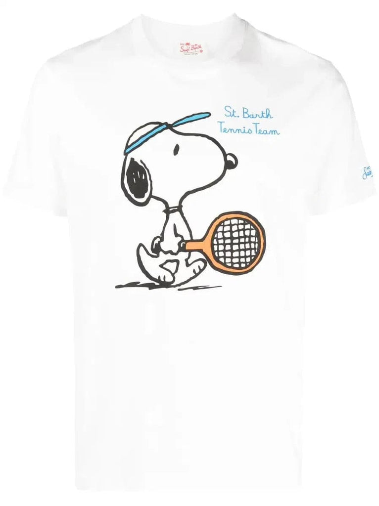 T-shirt Snoopy Tennis Club-T-shirt-Mc2 Saint Barth-Vittorio Citro Boutique