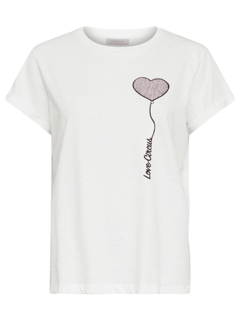 T-shirt in jersey stampa cuore - Vittorio Citro Boutique