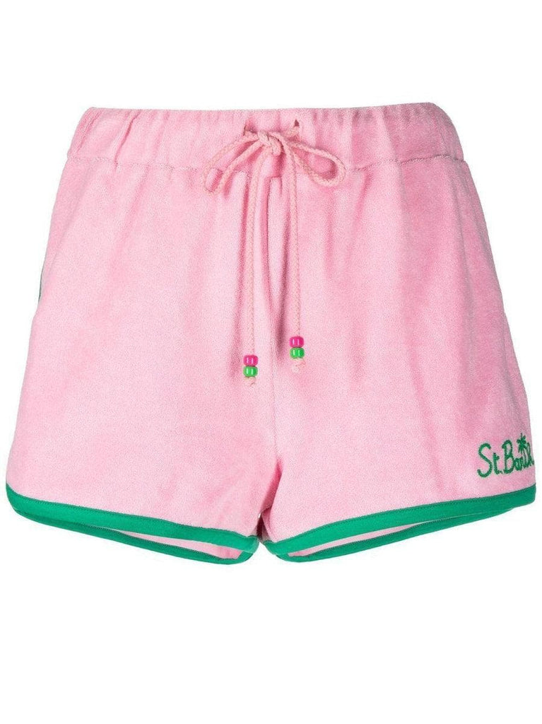 MC2 SAINT BARTH - Shorts in spugna con logo ricamato - Vittorio Citro Boutique